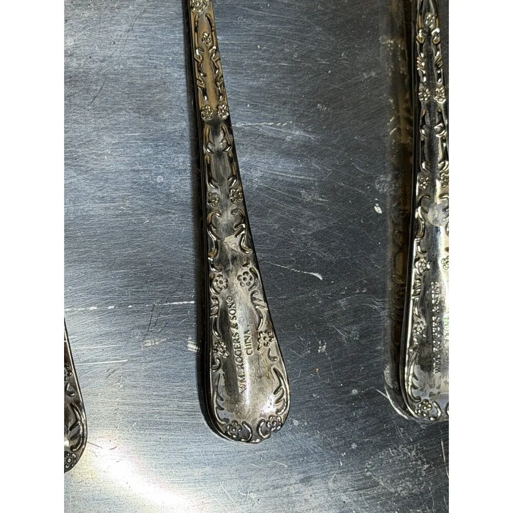 WM Rogers And Son International dessert spoons